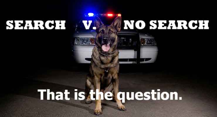 People v. Caballes on police drug dogs