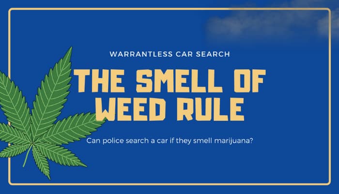 can police search a car if they smell cannabis?